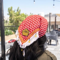 Embroidered Royal Crown Jordanian Shemagh