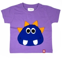 Kids T-shirt Purple - Handmade with the finest cotton