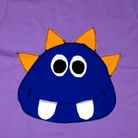 Kids T-shirt Purple - Handmade with the finest cotton