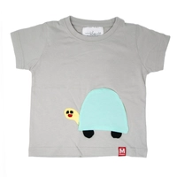 Kids T-shirt Gray and Blue - Soft, Comfy, and Stylish