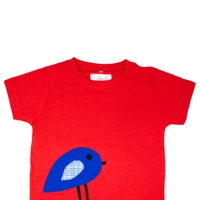 Kids T-shirt Red Design 2