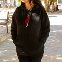 Black Hoodie | Stylish & Cozy Handmade Hoodie