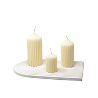 Set of 3 Handmade Candles - Illuminate Your Home with Warmth and Style