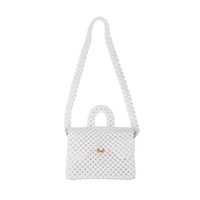 White Pearl Bead Bag for Your Little Princess