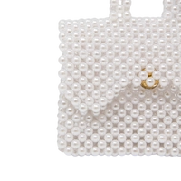 White Pearl Bead Bag for Your Little Princess