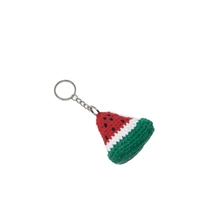 Handmade Keychains in Unique Shapes to Add a Touch of Whimsy to Your Keys - Key chain Pink and Green