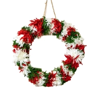 Christmas Wall Decor (Green, White, Red)