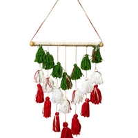 Christmas Wall Decor (Green, White, Red)