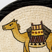 Exquisite Camel Mosaic Art - A Unique Piece for Your Home