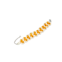 Natural Beads Bracelet - Beads bracelet Orange