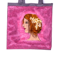 Handmade Pink Tote Bag - Perfect for Everyday Shopping or Short Trips