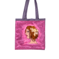 Handmade Pink Tote Bag - Perfect for Everyday Shopping or Short Trips