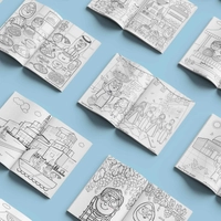  A Cultural Coloring Book for Kids - Discover Palestine Through Coloring and Stickers