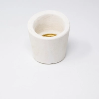 Modern Handmade Incense Burner - Elegant White Ceramic