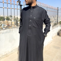 ثوب تطريز اسود