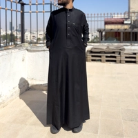 ثوب تطريز اسود