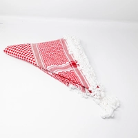 Handmade Jordanian "Hadab" Keffiyeh – Prince-Inspired Regal Elegance