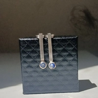 Handcrafted Silver Lapis Lazuli Drop Earrings