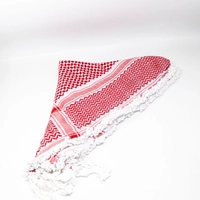 شماغ أردني بتهديب ملكي فاخر - يدوي الصنع