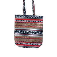 حقيبة يد من قماش السدو – أناقة تراثية بثلاثة تصاميم وألوان - حقيبة يد باللون الأحمر، الأسود، الأخضر، والرمادي