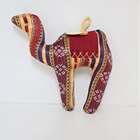 Bedouin-Patterned Camel: Red (Small)