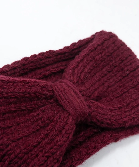 Knit Headband in Red