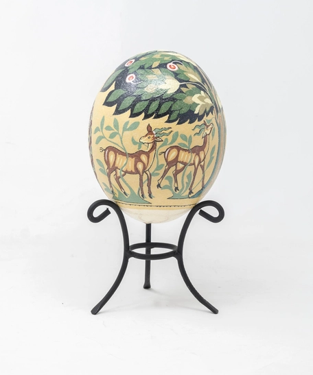 Ostrich Egg: Tree of Life