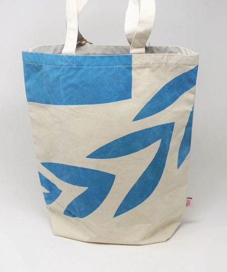 Blue Print Shoulder Bag in Small
