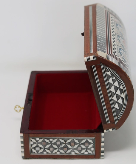 Large Wooden Jewelry Box 