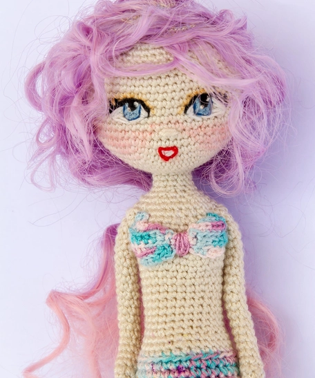 Amigurumi Crochet Mermaid Doll