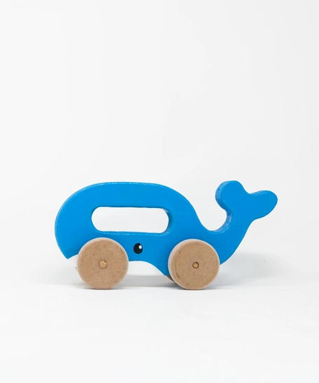 Wooden Whale Toy