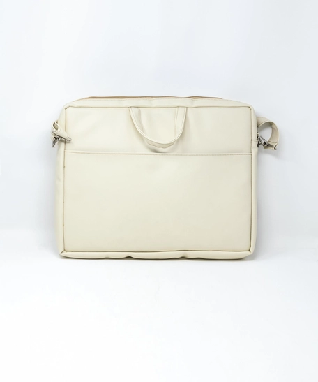 Embroidered Laptop Case - Ivory
