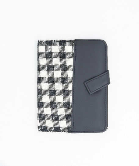 Black Notebook with Black and White Patterns