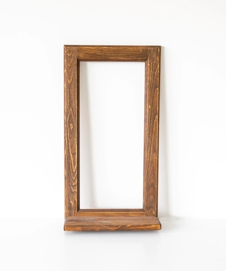 Wooden Frame and Shelf 