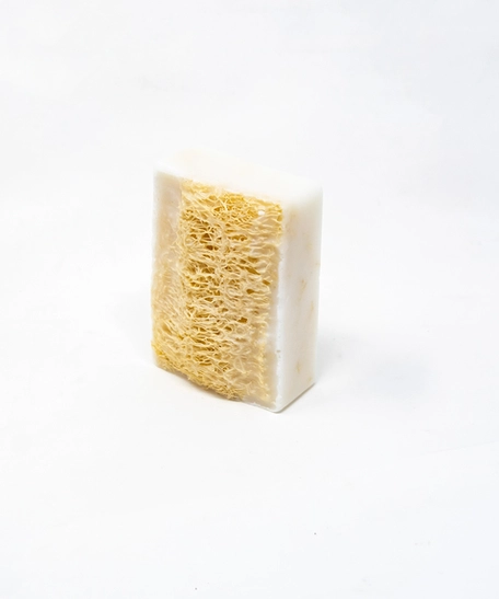 Glycerin Soap With Natural Loofah - Multiple Scents - Mango