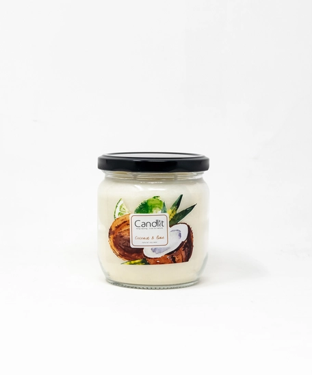 Coconut and Lime Soy Candle