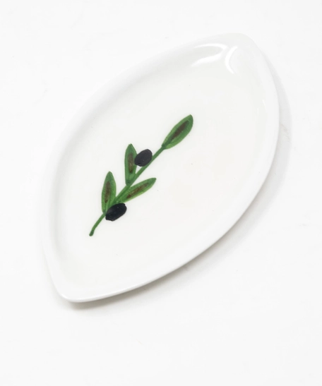 Decorated Ceramic Plate: Small