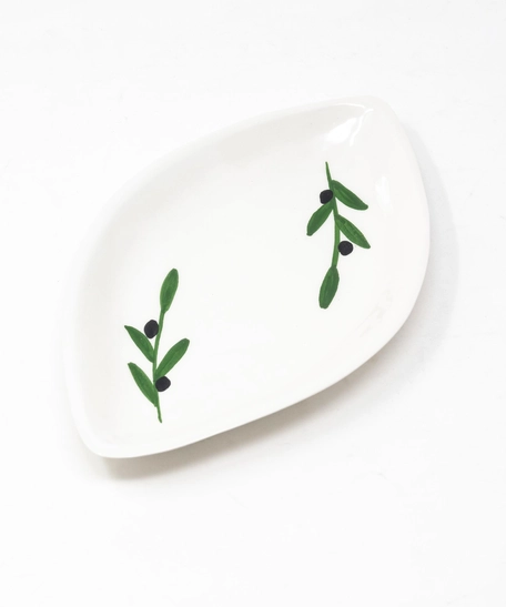 Decorated Ceramic Plate: Medium