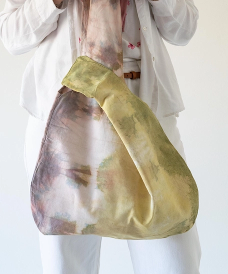 حقيبة يد قماشية - ألوان متعددة 