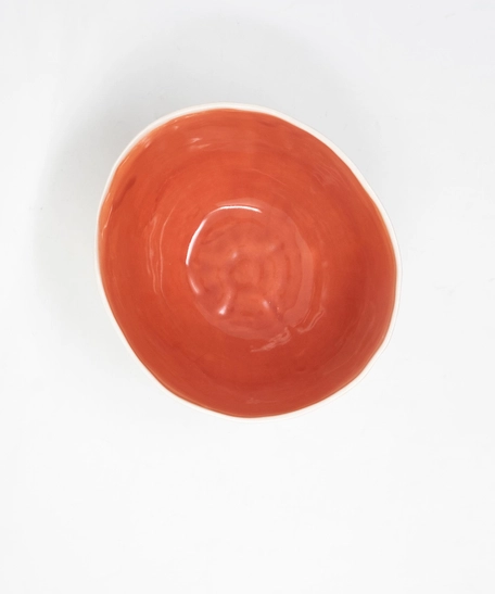 Large Ceramic Bowl - Multiple Colors - Light Green