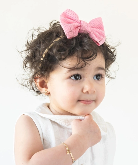 Large Bow Headband - Multiple Colors - Pink