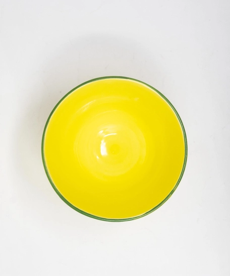 Ceramic Yellow Bowl 