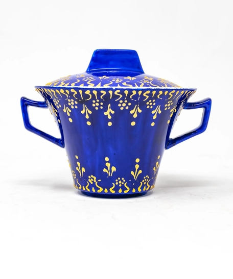 Navy Blue Porcelain Serving Bowl