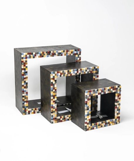 Set of Three Wall Cubes Decor