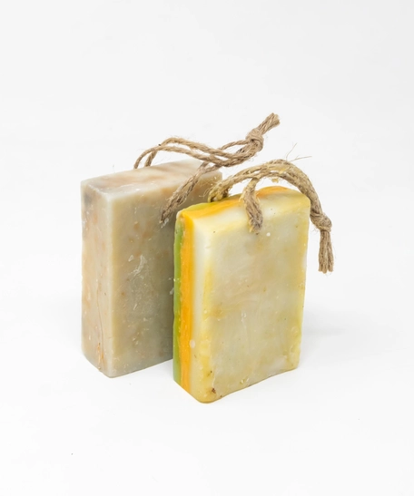 Olive Oil Natural Loofah Soap