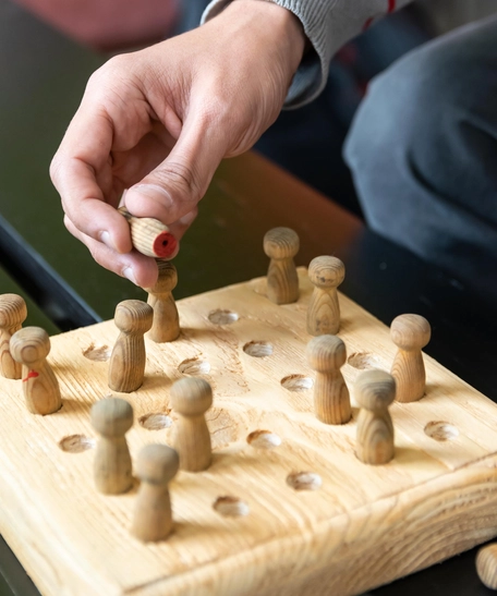 Wooden Memory Match Stick Chess Game