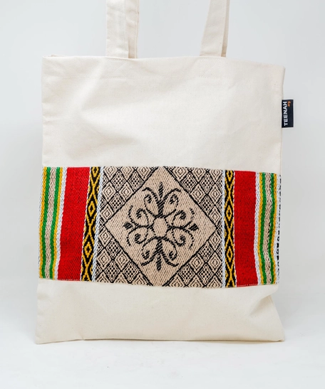 Eco-Friendly Embroidered Tote Handbag 