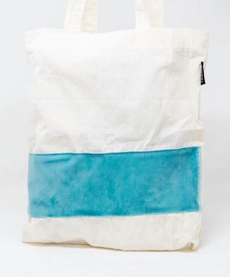 Eco-Friendly Bag with Blue Touch