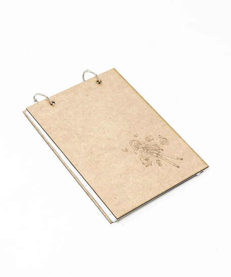 Recycled Wooden A5 Notebook