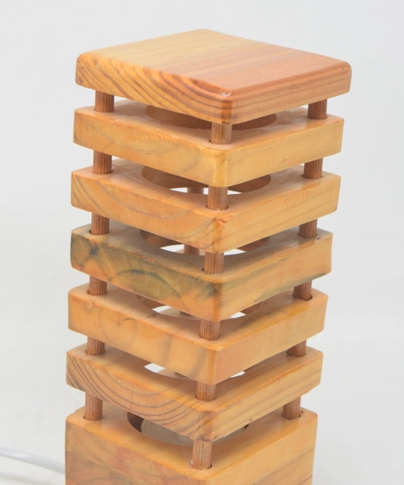 Wooden Lantern with Layers of Edges - Soft Edges